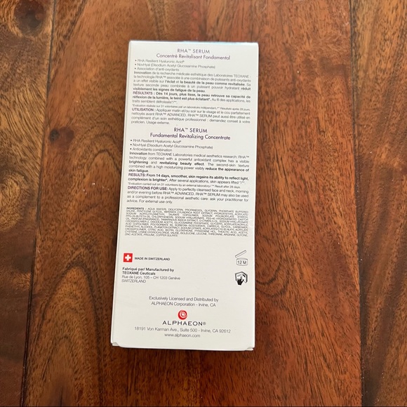 50 NEW TEOXANE RHA Serum Fundamental Revitalizing Concentrate 30 ml / 1.0 fl oz - Picture 9 of 12